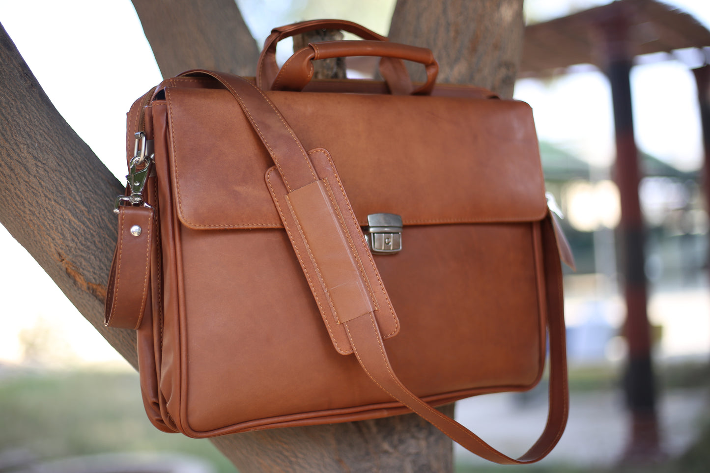 Mens Light  Brown Office Bags