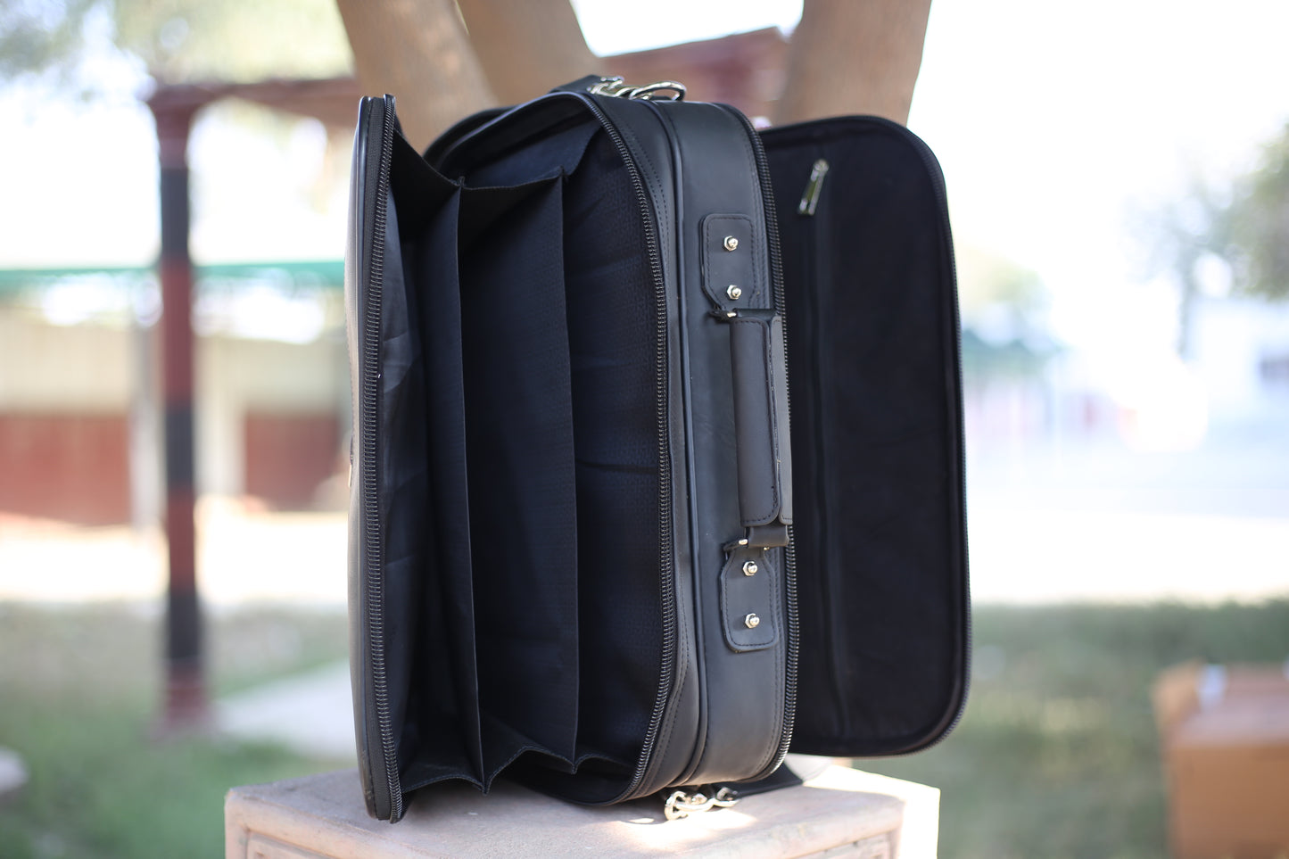 Leather Black Executive Briefcase