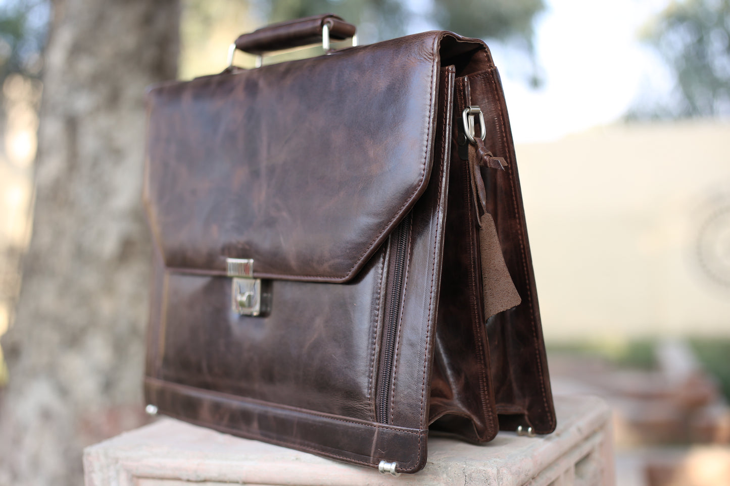 Leather Executive Dark Brown Office Bag