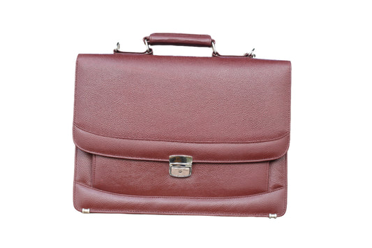 Leather Executive Redish Brown Office Bag