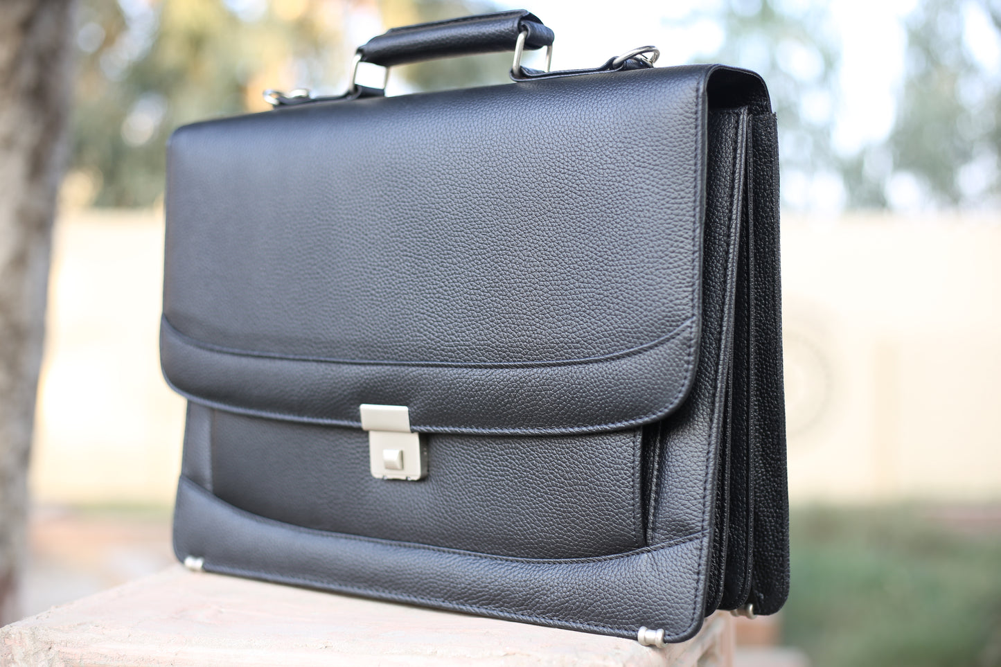 Leather Executive Black Office Bag